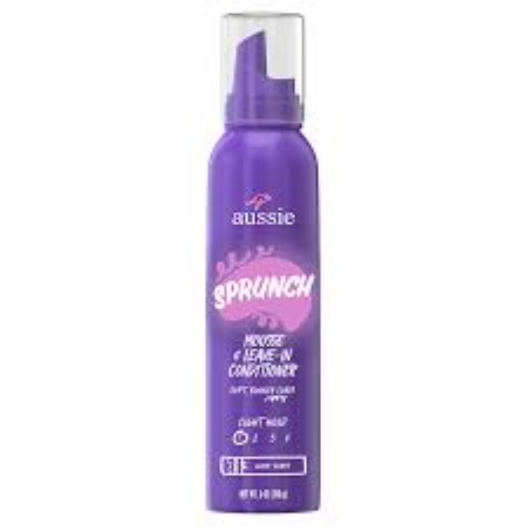 AUSSIE SPRUNCH MOUSSE & LEAVE IN COND 193G